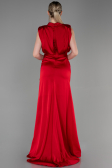 Red Long Satin Evening Dress ABU2133