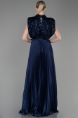 Long Navy Blue Evening Dress ABU3326