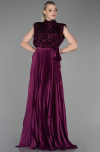 Long Plum Evening Dress ABU3326