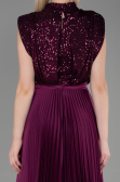 Long Plum Evening Dress ABU3326