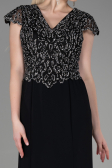 Long Black Mermaid Prom Dress ABU3102