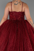 Long Burgundy Haute Couture ABU2157