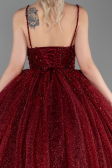 Long Burgundy Haute Couture ABU2138