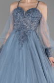 Long Grey Haute Couture ABU2789