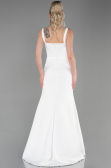 Long White Evening Dress ABU3345