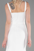 Long White Evening Dress ABU3345