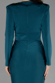 Midi Emerald Green Invitation Dress ABK1861