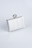 Silver Laser Cut Night Bag SH830