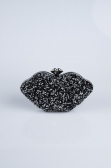 Black-Silver Scaly Night Bag SH831