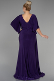 Purple Long Plus Size Evening Dress ABU3173