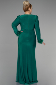 Long Emerald Green Plus Size Evening Dress ABU2832
