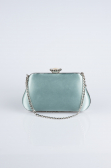 Turquoise Satin Night Bag SH834