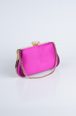 Fuchsia Satin Night Bag SH834