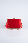 Red Satin Night Bag SH834