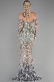 Long Mint Mermaid Prom Dress ABU3396