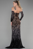 Long Black Mermaid Prom Dress ABU3396