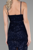 Short Navy Blue Evening Dress ABK1541