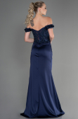 Long Navy Blue Evening Dress ABU3384