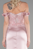 Long Powder Color Evening Dress ABU3384