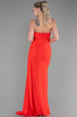 Long Coral Prom Gown ABU3344