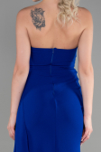 Long Sax Blue Prom Gown ABU3344