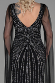 Long Black Special Design Engagement ABU3357