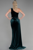 Long Emerald Green Velvet Evening Dress ABU3365