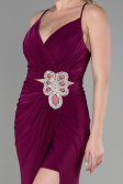 Long Plum Evening Dress ABU3363