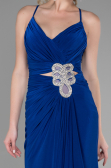 Long Sax Blue Evening Dress ABU3363