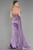 Lavender Long Satin Evening Dress ABU3376