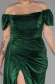 Emerald Green Long Plus Size Evening Dress ABU2658