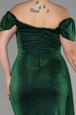 Emerald Green Long Plus Size Evening Dress ABU2658