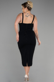 Midi Black Plus Size Invitation Dress ABK1882