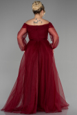 Burgundy Long Oversized Evening Dress ABU1535