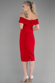 Midi Red Invitation Dress ABK1902