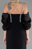 Long Black Invitation Dress ABU2911