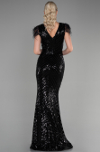 Long Black Evening Dress ABU881