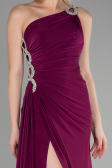Plum Long Evening Dress ABU2964
