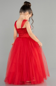 Long Red Girl Dress ABU3031