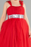 Long Red Girl Dress ABU3031