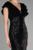 Long Black Mermaid Evening Dress ABU1481