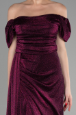 Plum Long Evening Dress ABU2657