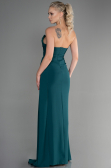 Long Emerald Green Prom Gown ABU3344