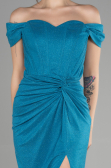 Long Oil Green Prom Gown ABU3473