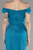 Long Oil Green Prom Gown ABU3473