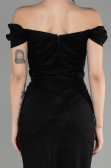 Long Black Prom Gown ABU3473