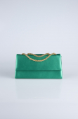 Green Satin Night Bag SH818