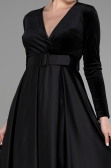 Long Black Evening Dress ABU3388