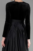 Long Black Evening Dress ABU3388