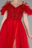 Long Red Evening Dress ABU3500